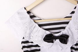 時(shí)尚單品聚焦 日韓版黑白條紋蝴蝶結(jié)牛仔收腰連衣裙的商業(yè)價(jià)值與批發(fā)機(jī)遇